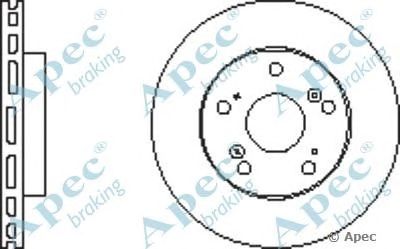 APEC BRAKING dsk2574 -  Тормозной диск